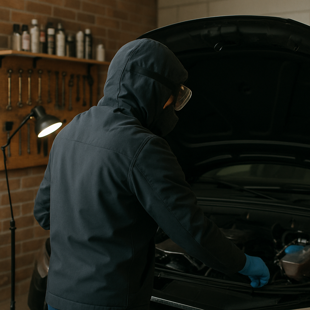 Expert technician at work